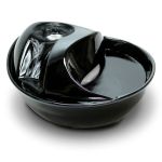 Ceramic Fountain Raindrop Style in Black