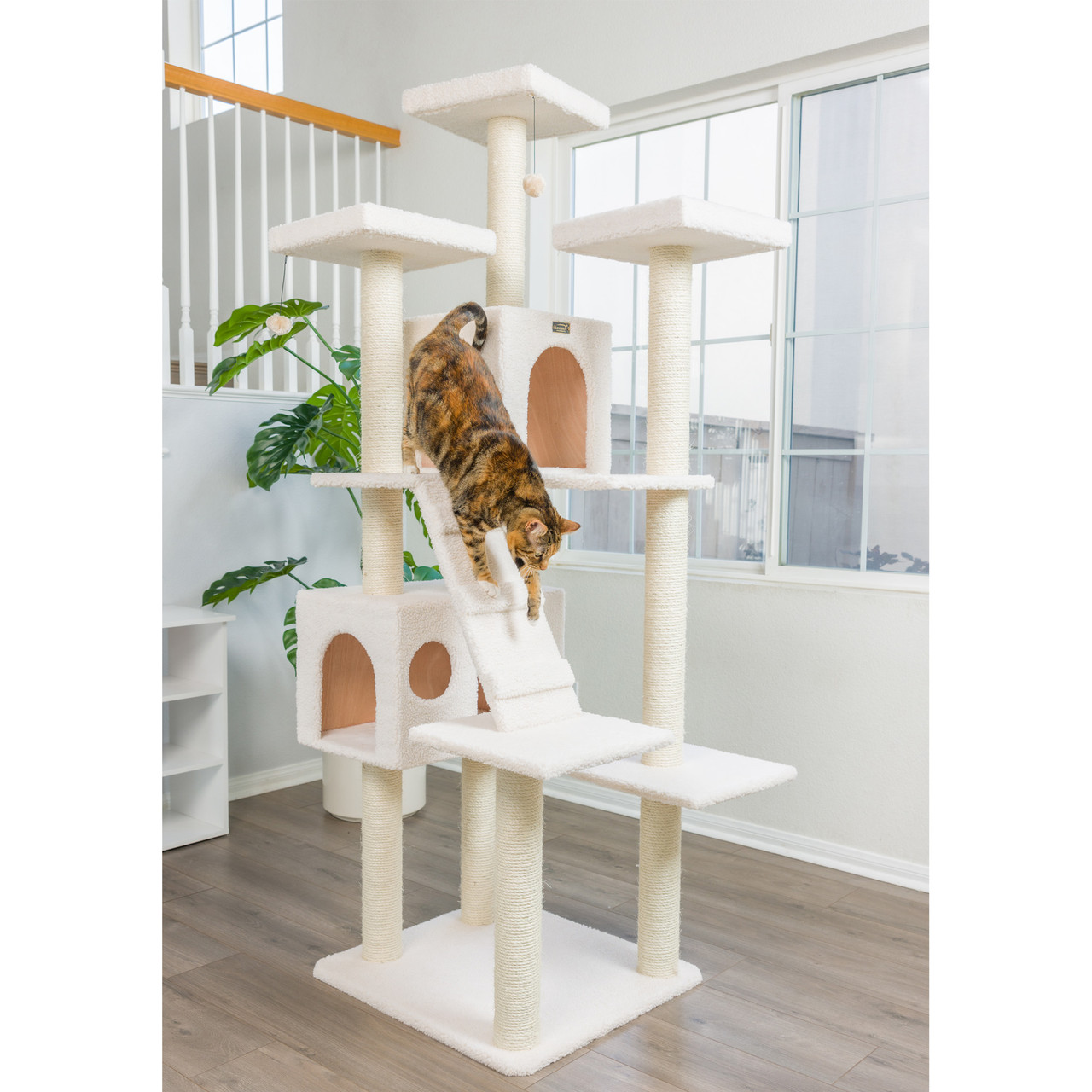 Cat Tree with Perches, Condos and Sisal Posts - Model B7701