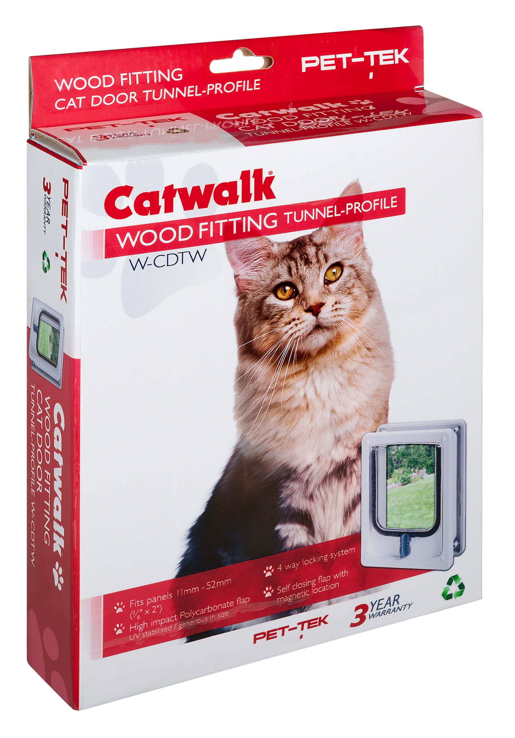 Catwalk Cat Door with Tunnel