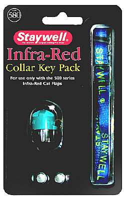 Staywell Infra-Red Key and Collar Pack for Cats