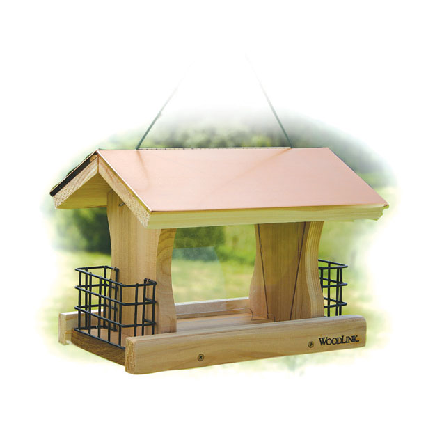 Coppertop Ranch Feeder w/Suet Cages