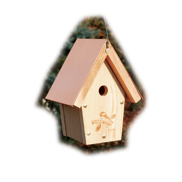 Coppertop Chickadee/Wren House