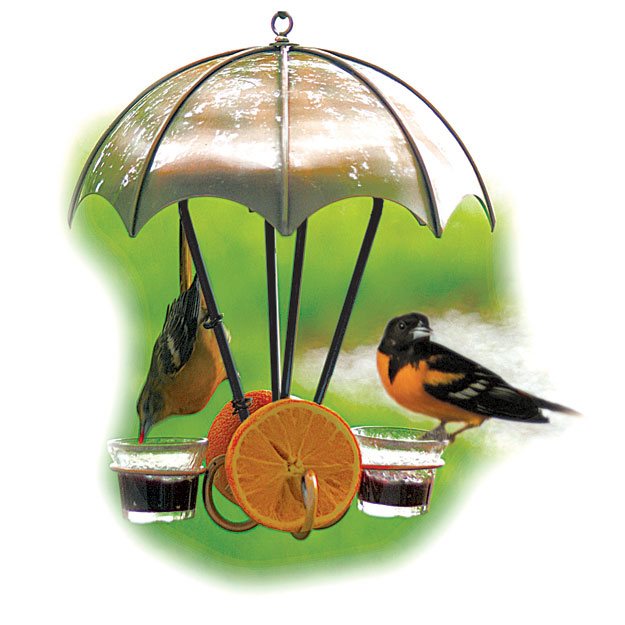 Brushed Copper Oriole Feeder