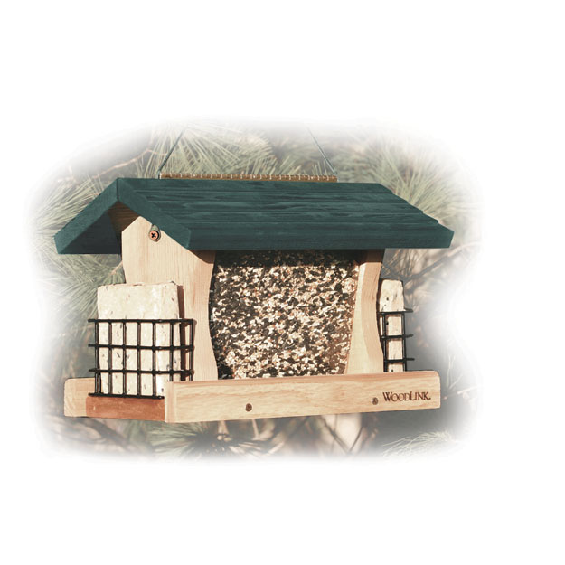Large Cedar Garden Green Roof Feeder