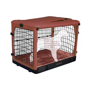 The Other Door Steel Crate With Plush Pad Brick