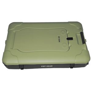 The Other Door Steel Crate With Plush Pad - Sage