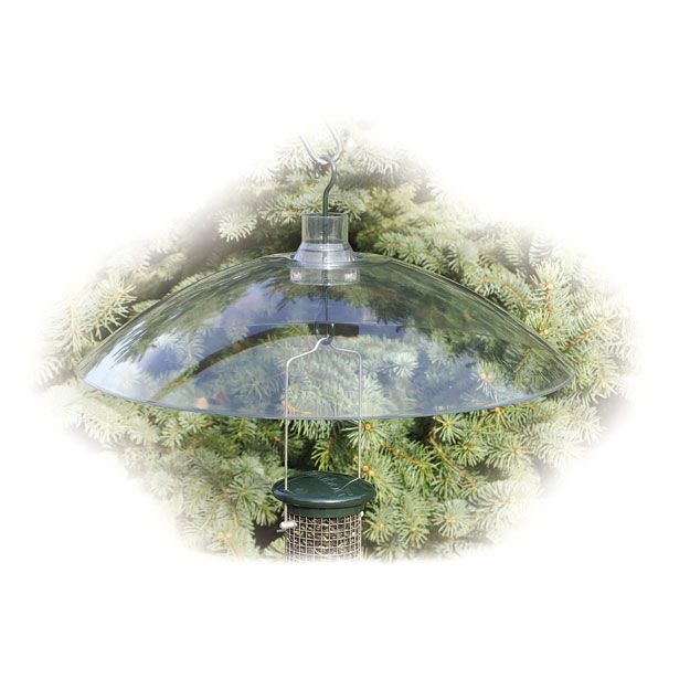 16" Clear Plastic Baffle - Hang or Pole Mount