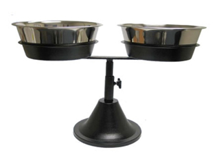 Raised 3 QT Double Adjustable Barstool Diner